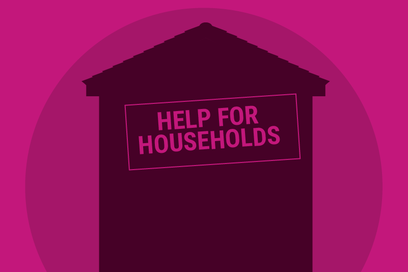 Help for households image text